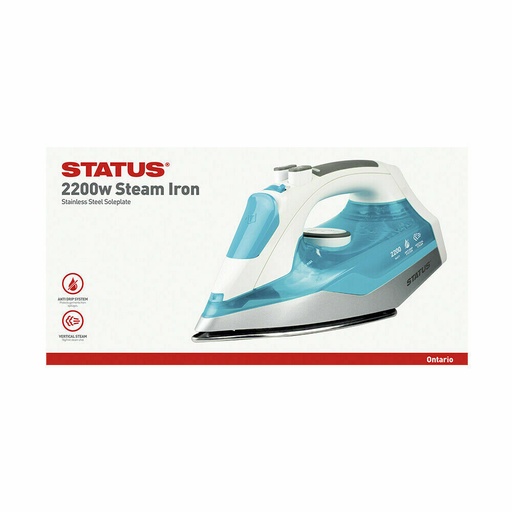 [ME564] Steam Iron Ontario 2200w Status