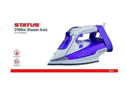 [ME563] Steam Iron Miami 3100w Status