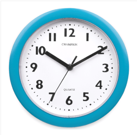 [ME605] Wall Clock Blue Champion
