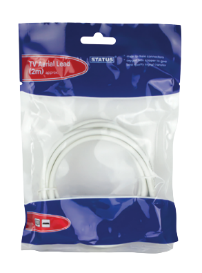 [ME83 - 60p each] 2 Metre Aerial Coaxial Lead Box of 6 Status