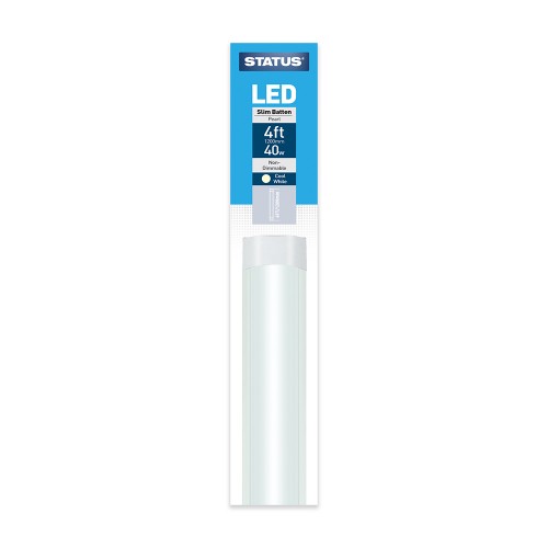 [ME166] 4ft Cool White Slimline Light & Fitting Status