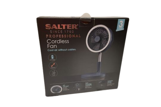 [ME511] Professional Cordless Foldable Fan Salter