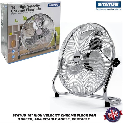 [ME56] 16 Inch Floor Fan Status