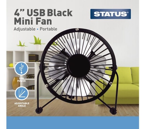 [ME251] Black Mini USB Fan Status